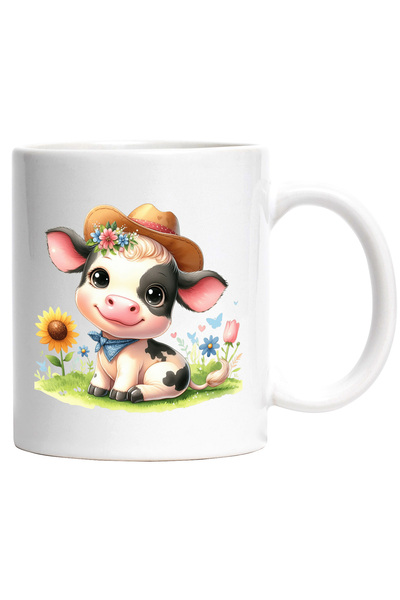 StoryGift Romania Cana cu o vacuta vesela | ilustratie | copilarie | palarie ...