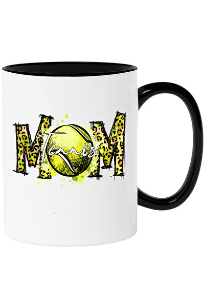 StoryGift Romania Cana cu o minge de tenis cu mesajul "Tennis Mom", ilustrati...
