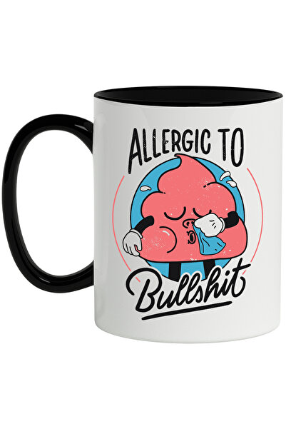 StoryGift Romania Cana Cu Mesaj In Engleza Allergic To Bullshit, Batista, Ale...