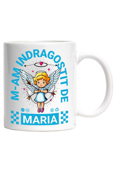 StoryGift Romania Cana cu Fata Copil Cu Aripi Inger Text M-am Indragostit De ...