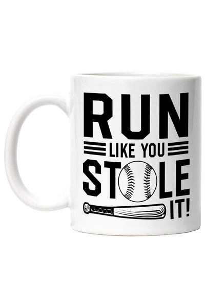 StoryGift Romania Cana cu mesajul care te indeamna sa fugi ca si cum ai furat...