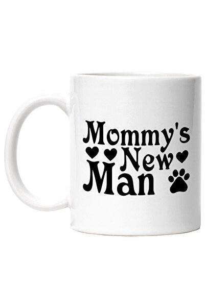 StoryGift Romania Cana cu inimioare si textul "Mommy's new man" - noul "barba...