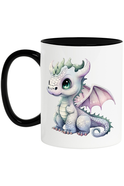 StoryGift Romania Cana cu un pui de dragon | vesel | ilustratie | ochi sclipi...