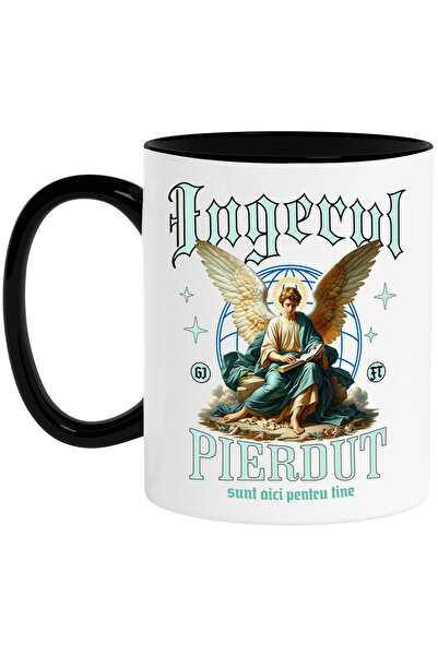 StoryGift Romania Cana cu Inger Stil Ortodox Religios Text Ingerul Pierdut Su...