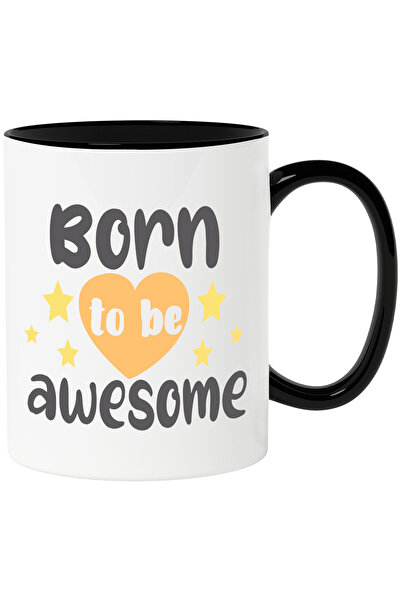 StoryGift Romania Cana Cu Text in Engleza Born to be Awesome, Star, Indraznet...