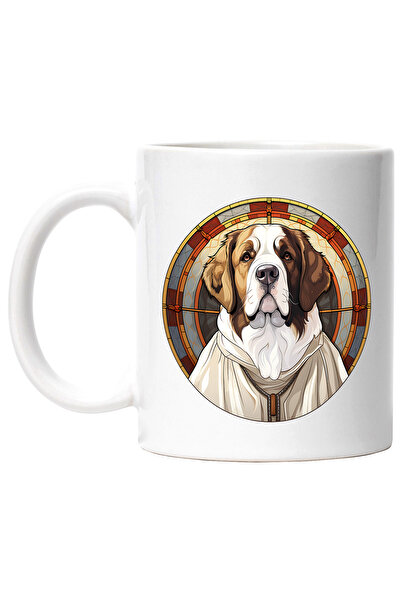 StoryGift Romania Cana cu un caine in haine de epoca, ilustratie, cerc, abstr...