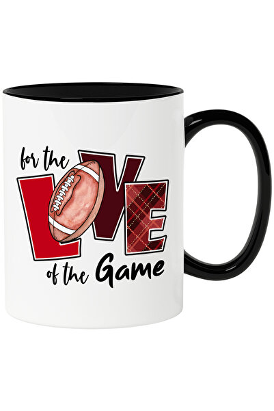 StoryGift Romania Cana cu o minge de fotbal american cu mesajul "For the Love...