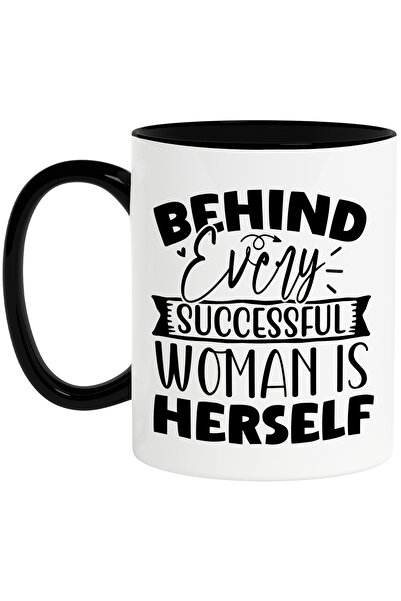 StoryGift Romania Cana pentru femei cu mesajul "Behind every successful woman...