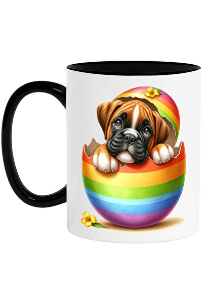 StoryGift Romania Cana cu un catel timid care iese dintr-un ou spart | ilustr...