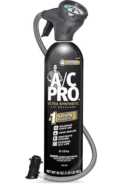 A/C Pro Professional Formula Ultra Synthetic R-134a Car Refrigerant Kit