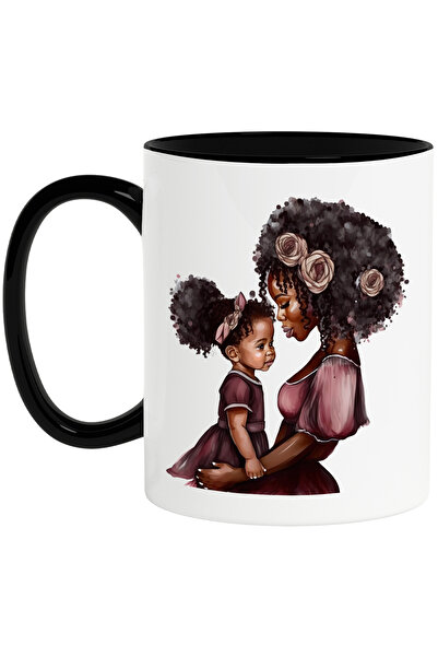 StoryGift Romania Cana cu o mama de culoare care isi tine in brate fetita | i...