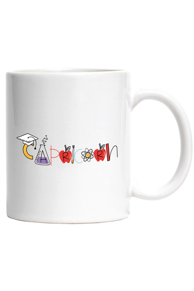 StoryGift Romania Cana Cu Numele Capricorn, si Mesaj Amuzant, Curios, Sociabi...