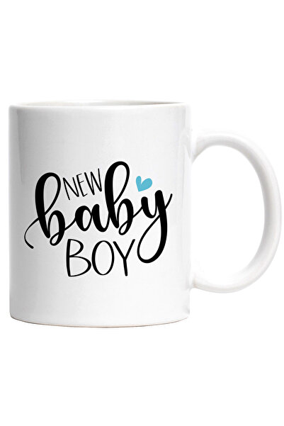 StoryGift Romania Cana Cu Text in Engleza New Baby Boy, Copii, Baieti, Famili...