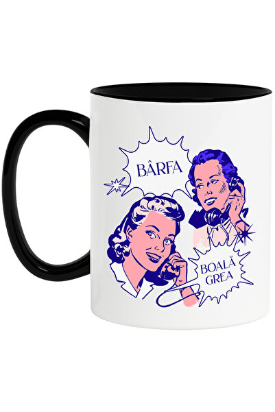 StoryGift Romania Cana Femei Barfa La Telefon Haios Text Boala Grea, 330ml, C...