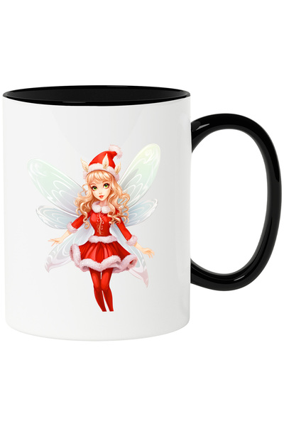 StoryGift Romania Cana cu o fata frumusica in costum de craciunita | ilustrat...