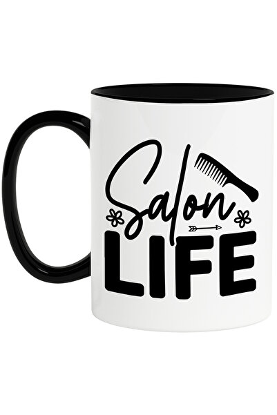 StoryGift Romania Cana pentru femeile care lucreaza intr-un salon - floricele...