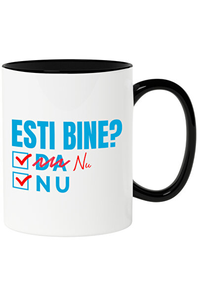 StoryGift Romania Cana cu Intrebare Cu Raspunsuri Multiple Text Esti Bine? Da...