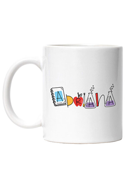 StoryGift Romania Cana Cu Numele Adriana, Scoala, Chimie, Materii, Algebra, G...