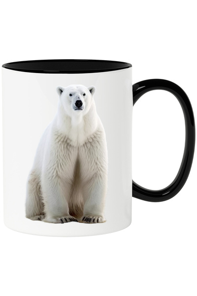 StoryGift Romania Cana cu Portret Urs Polar, Urs polar Mare, Urs polar in Nat...