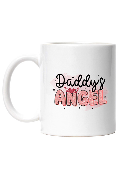 StoryGift Romania Cana cu mesajul "Daddy's angel", ilustratie, pentru copii, ...