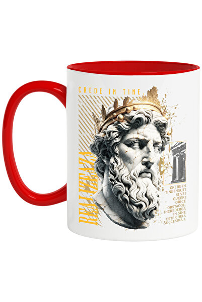 StoryGift Romania Cana Crede in Tine - Realizeaza!, 330ml, Ceramic cu Maner R...
