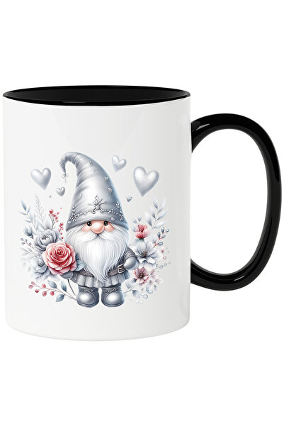 StoryGift Romania Cana cu un pitic | ilustratie | inimi | flori | plante | ar...