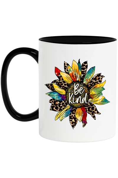 StoryGift Romania Cana cu mesajul "Be kind", ilustratie, motivational, fii bu...