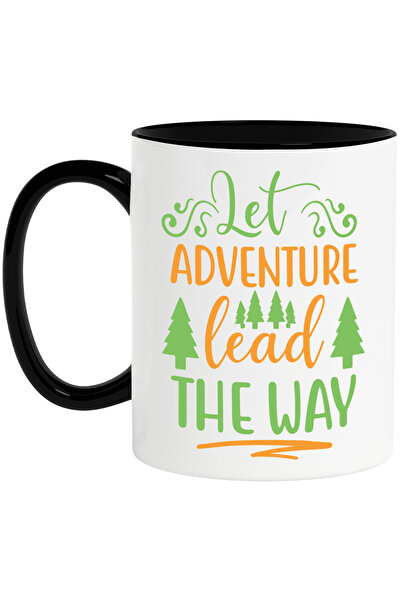 StoryGift Romania Cana cu brazi si mesajul in engleza "Let adventure lead the...