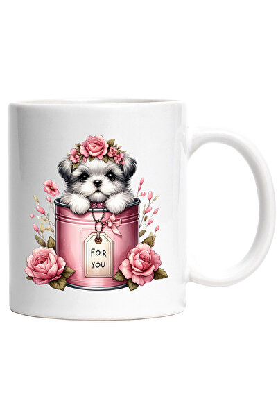 StoryGift Romania Cana cu un catelus blanos care iese dintr-o conserva | ilus...