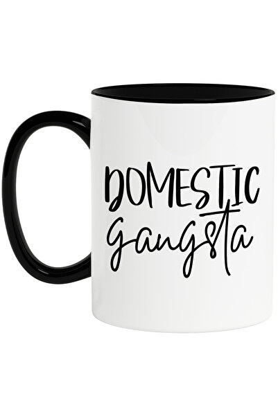 StoryGift Romania Cana cu textul in limba engleza "Domestic gangsta" - gangst...