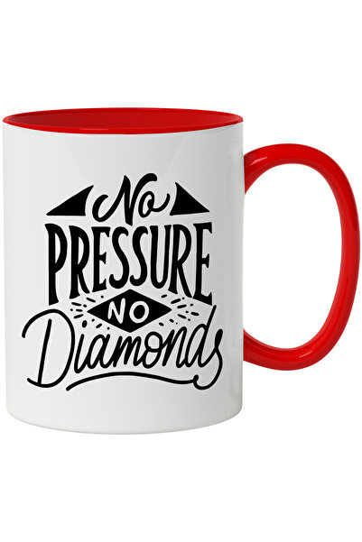 StoryGift Romania Cana Cu Mesaj In Engleza No Pressure No Diamonds, Presiune,...