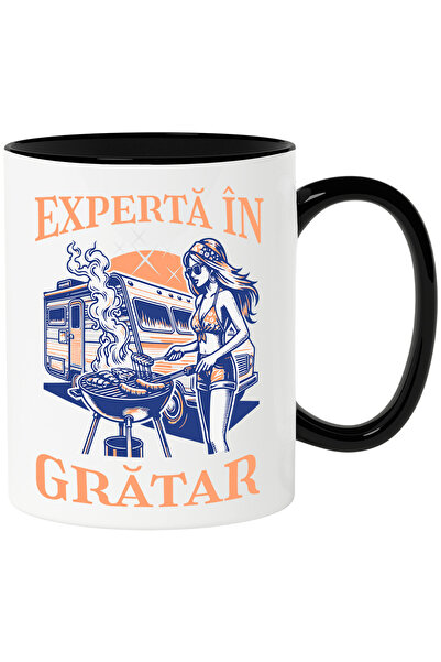 StoryGift Romania Cana experta în gratar femeie camping rulota aventura, 330m...