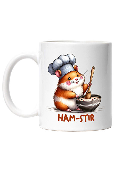 StoryGift Romania Cana cu un hamster care amesteca ingrediente in castron cu ...