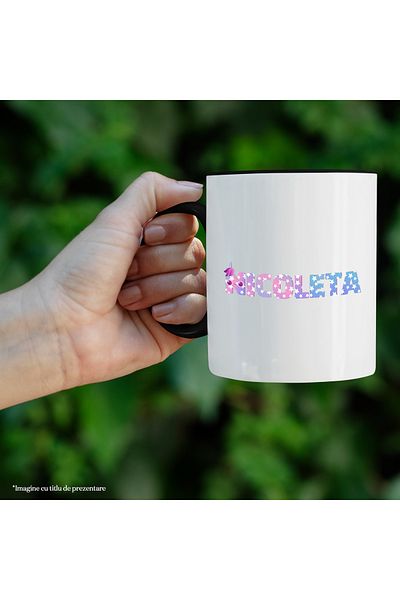 StoryGift Romania Mug With Name Nicoleta, Unicorn, Princess, Fairytale, Cute, 330ml, Ceramic c, With, STG.