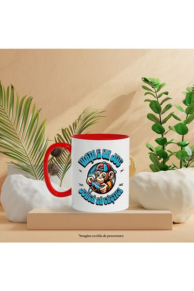 StoryGift Romania Mamimuta Gamer Mug Life is a game, play to win, 330ml, Ceramic with Ro Handle, With, STG