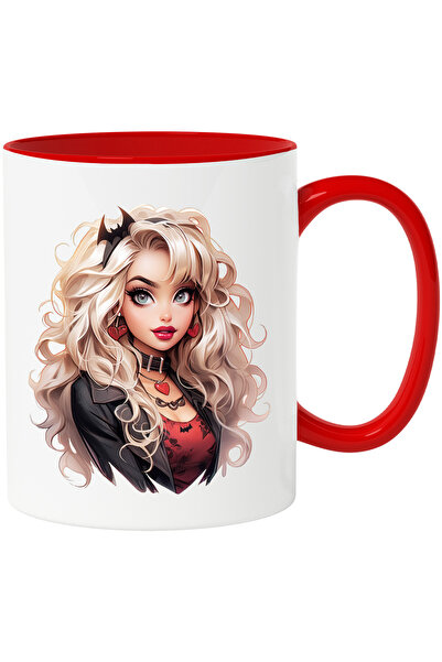 StoryGift Romania Cana cu o fata blonda | ilustratie | frumusica | inimioare ...