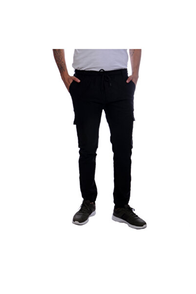 FORMTEKS Unisex Jogger Işçi Pantolon Siyah