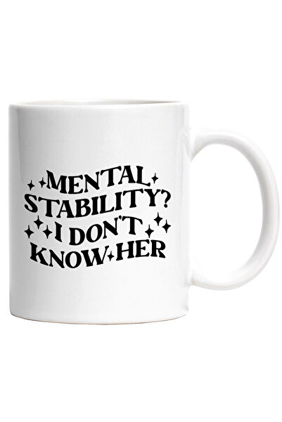 StoryGift Romania Cana cu textul "Stabilitate mentala? Nu o cunosc" - derapaj...