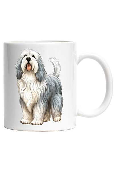 StoryGift Romania Cana cu un catel alb blanos | ilustratie | limba scoasa | c...