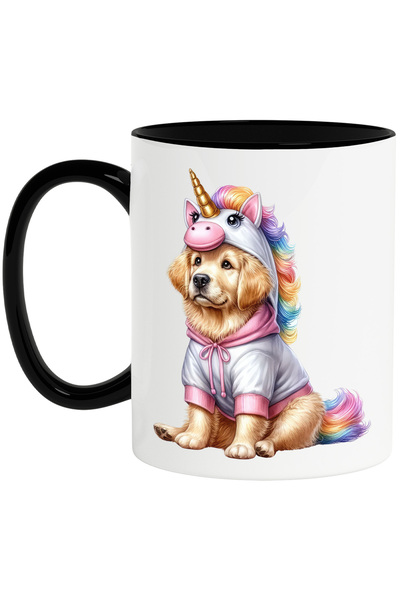 StoryGift Romania Cana cu un catel Golden Retriever cuminte | ilustratie | co...