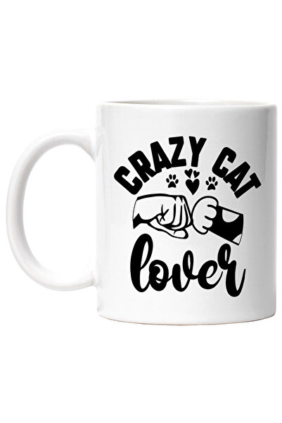 StoryGift Romania Cana cu un stapan care isi saluta pisica si mesajul "Crazy ...