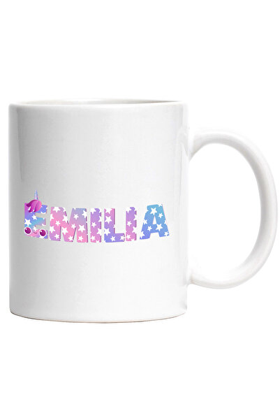 StoryGift Romania Cana Cu Numele Emilia, Unicorn, Printesa, Fairytale, Dragut...