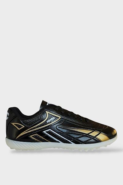 Liger Men's Football Shoes - Astroturf and Field Black Gold