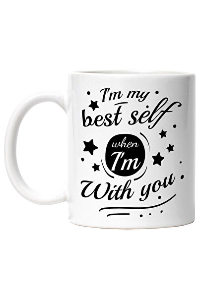 StoryGift Romania Cana Cu Mesaj In Engleza I'm My Best Self When I'm With You...