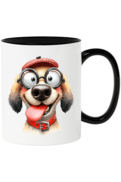 StoryGift Romania Cana cu un caine nebunatic | ilustratie | poarta ochelari |...