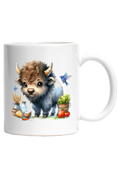 StoryGift Romania Cana cu un pui de zimbru | ilustratie | pasarele albastre |...