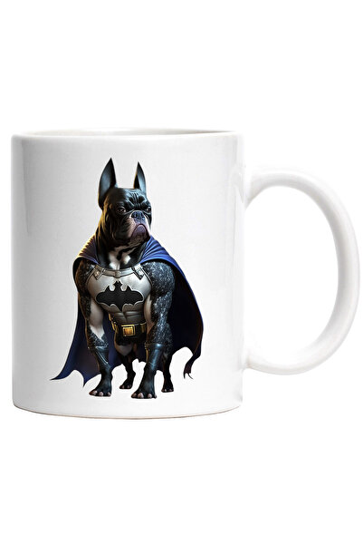 StoryGift Romania Cana cu Portret Caine Supererou, Caine in Custom de Batman,...