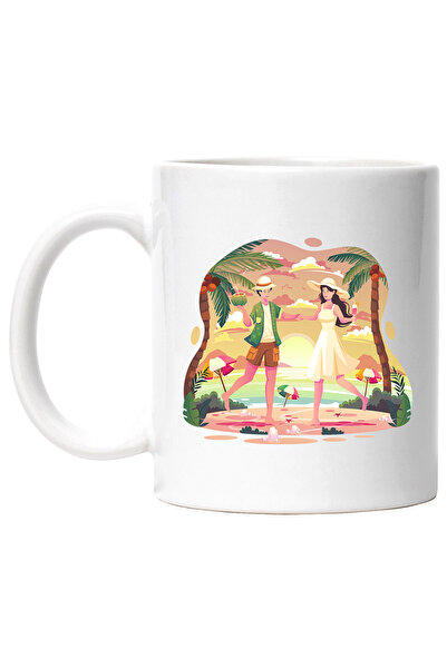 StoryGift Romania Cana Cu Vacanta, Palmier, Cuplu, Umbrele, Apus, Mare, Multi...