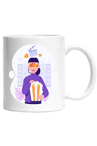 StoryGift Romania Cana Cu VR, Film, Cinematografie, Popcorn, Inimi, Multicolo...