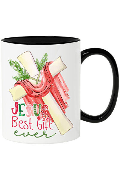 StoryGift Romania Cana cu Crucea lui Iisus cu mesajul "Jesus Best Gift", Crac...